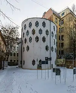 Melnikov House in Moscow. It is at the top of UNESCO's list of "Endangered Buildings". There is an international campaign to save it.
