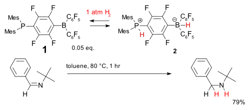 Metal free hydrogenation Phosphine Borane