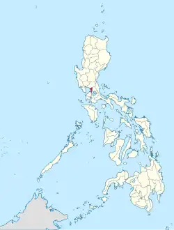 Map of the Philippines highlighting the National Capital Region