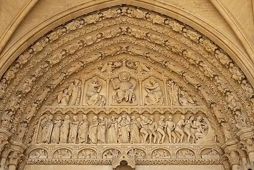 Tympanum of the Portal of Christ