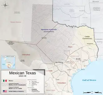 Image 4Mexican Texas in 1833 (from History of Texas)