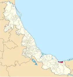 Location in Veracruz