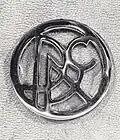 "Podčerchov Automobile Club". Metal badge, cca1920-1935.