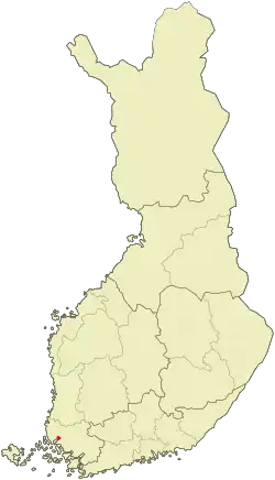 Location of Mietoinen in Finland