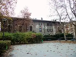 Porro and Jenner garden with the 15th century Boscaiola Farmhouse