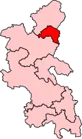 A small constituency in the north-west of the county.