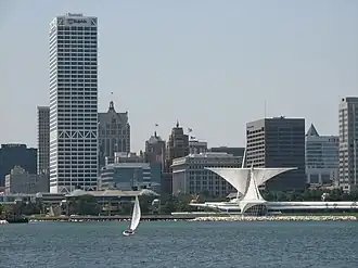 The Milwaukee lakefront