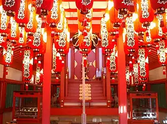 Chōchin at Minatogawa Shrine in Kōbe