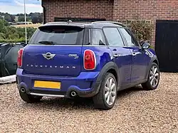 2014 LCI Cooper SD with sport rear bumper and dual exhaust.