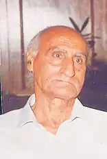 A portrait of Mirza Adeeb