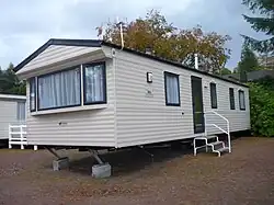 Photograph of a mobile home