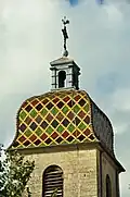 A square bell roof in France