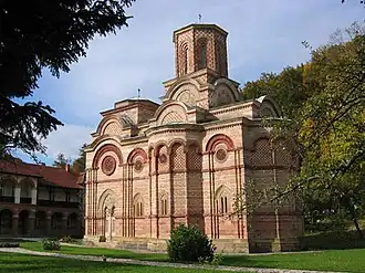 Kalenić Monastery, late Byzantine trikonchonos, after 1407.