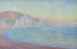 Falaise a Pourville soleil levant, 1897, Magnani-Rocca Foundation