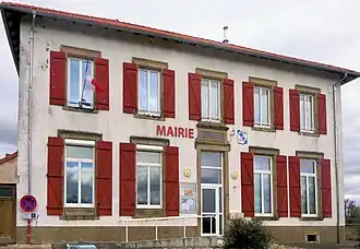 The town hall in Moriviller