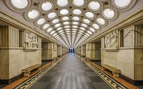 Moscow Elektrozavodskaya metro station asv2018-09