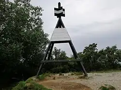 Trig station on top of Mount Maunganui
