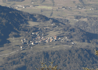 Le Moutaret seen from Le Collet d'Allevard ski station