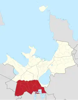 Location of Nõmme in Tallinn.
