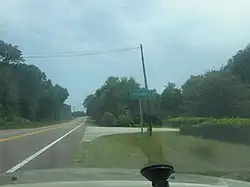 Northbound Florida SR 19 as it enters Pittman; June 2020.