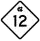North Carolina Highway 12 marker