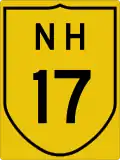 National Highway 17 shield}}