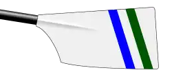 Image showing the rowing club's blade colours