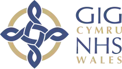 Logo of the NHS in Wales