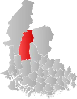 Fjotland within Vest-Agder