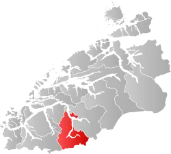 Stranda within Møre og Romsdal