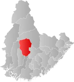 Åseral within Agder