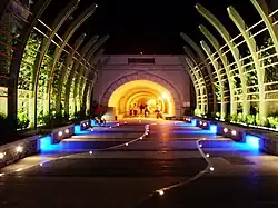 Sizihwan Tunnel entrance on the Sizihwan (west) side