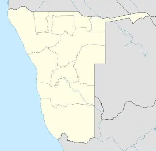 Namibia national cricket team is located in Namibia