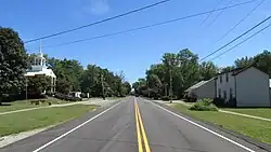 Looking east on US Highway 52 in Neville.