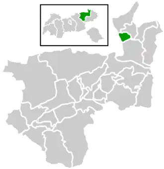 Location within Kufstein district