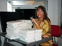 Stephanie Bond in her office 2015
