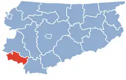 Location within the voivodeship