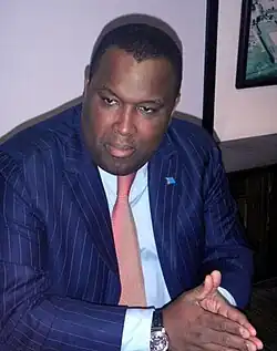 Nzanga Mobutu, son of Mobutu Sese Seko, in 2010