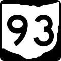 State Route 93 marker