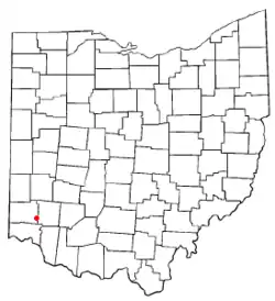 Location of Wetherington, Ohio