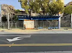 Lacy Street station westbound platform