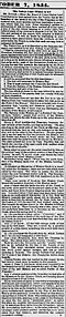 1854 Newspaper describing the border between SF and Mission