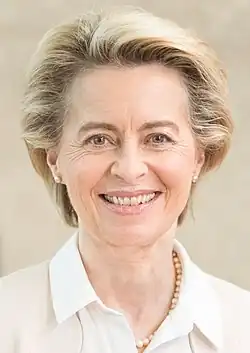 Portrait of Ursula von der Leyen