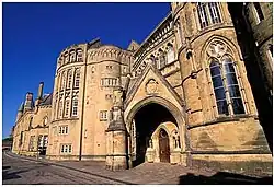 Old College at Aberystwyth University, the later Python site for Wales