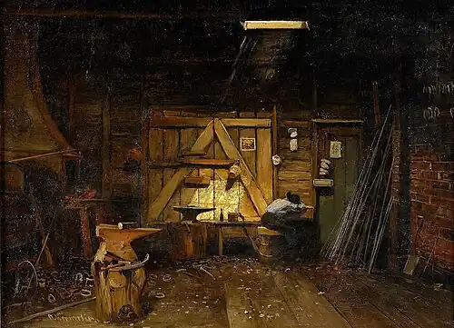 An Old Blacksmith in Uppland
