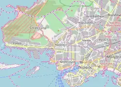 OAED Vocational College shooting is located in Piraeus