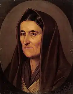 Mária Hrúz of Sándor Petőfi (c. 1845), Petőfi Literary Museum