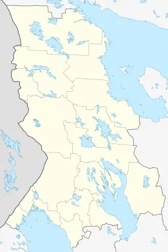 Vedlozero is located in Karelia