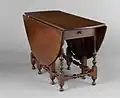 Gateleg table, between 1715 and 1740, Metropolitan Museum of Art.