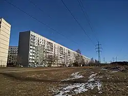 Longest apartment building in Latvia, Ozolciema street 18.